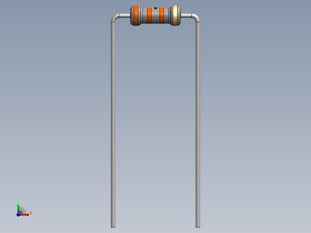 电容器 二极管 电阻器-Resistor 33K Ohm前视图