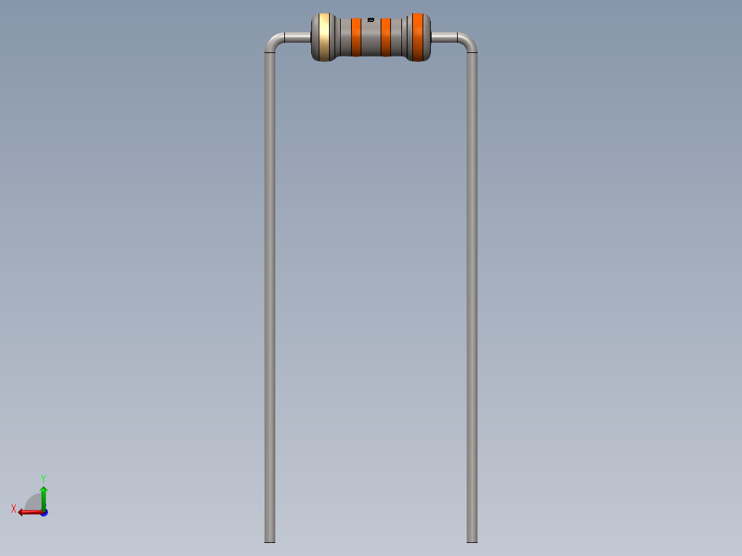 电容器 二极管 电阻器-Resistor 33K Ohm后视图