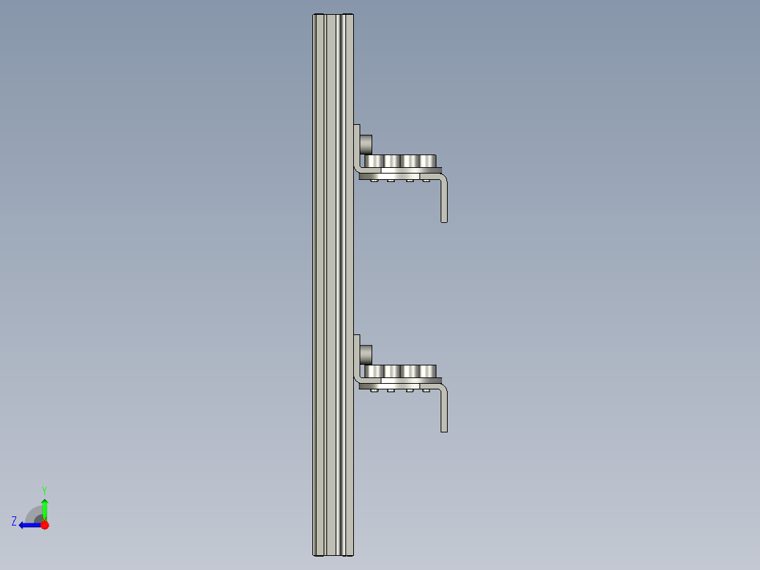 基恩士SL-M16H_kc图纸模型右视图