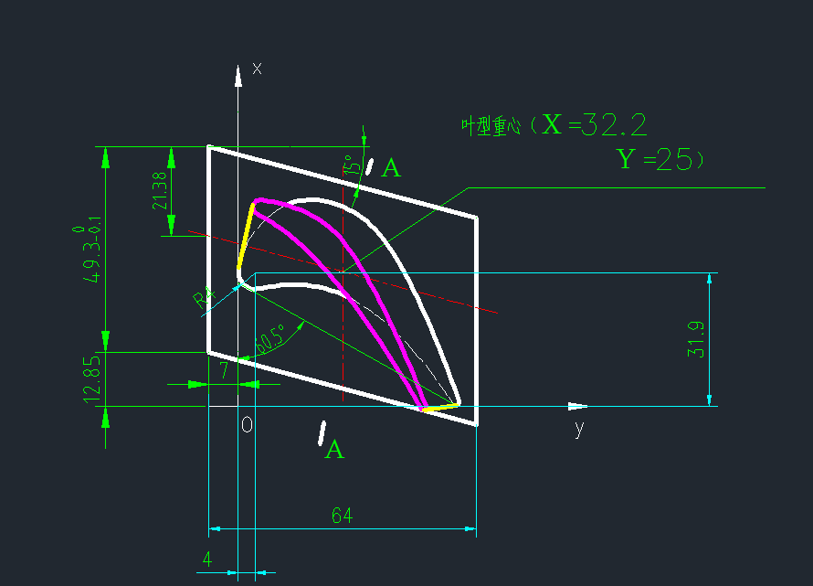 飞机发动机-动叶片398914===50