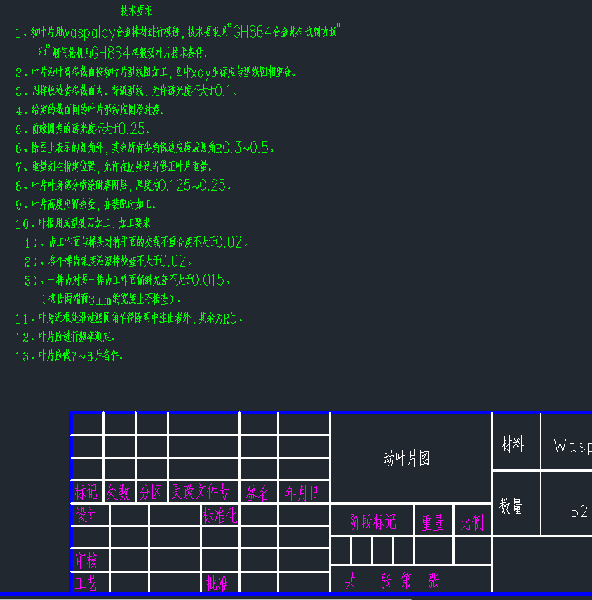 飞机发动机-动叶片398914===50
