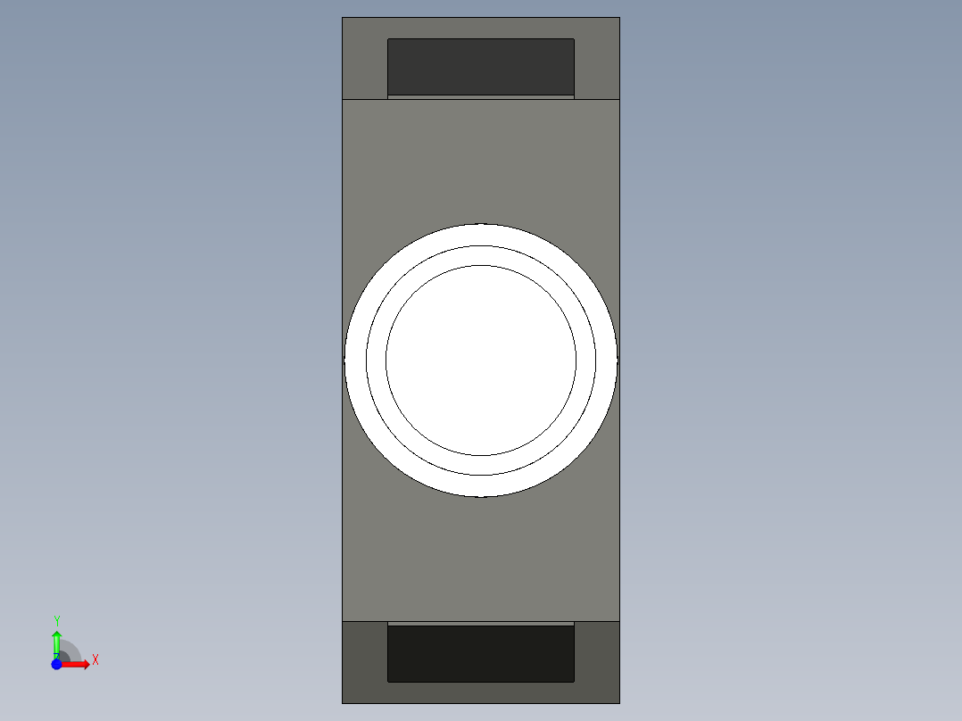 基恩士CA-CH3_10_kc图纸模型前视图
