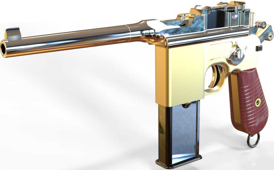 毛瑟C96军用手枪