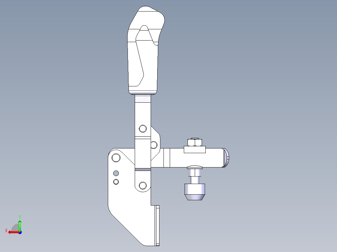 德克斯TUNKERS气缸数模T2-10_UF_TUENKERS后视图