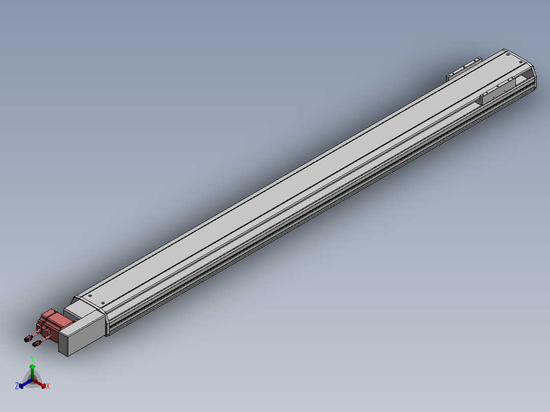 精密模组MT170-L125-1700-R-M75-C4正等轴测图