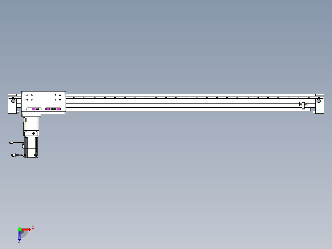 威洛博VG 系列模组VG8Z-L50π-S1440-BC-ZP75B-C3-K俯视图