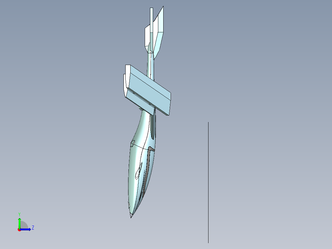 超级英雄飞机左视图