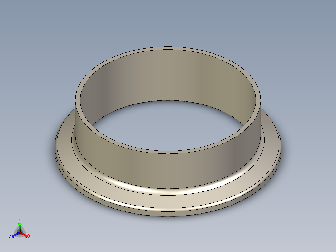 卡盘2.5英寸- DIN32676正等轴测图