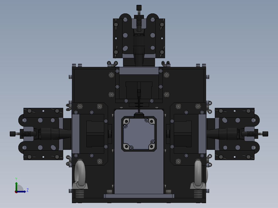 传感器测试台左视图