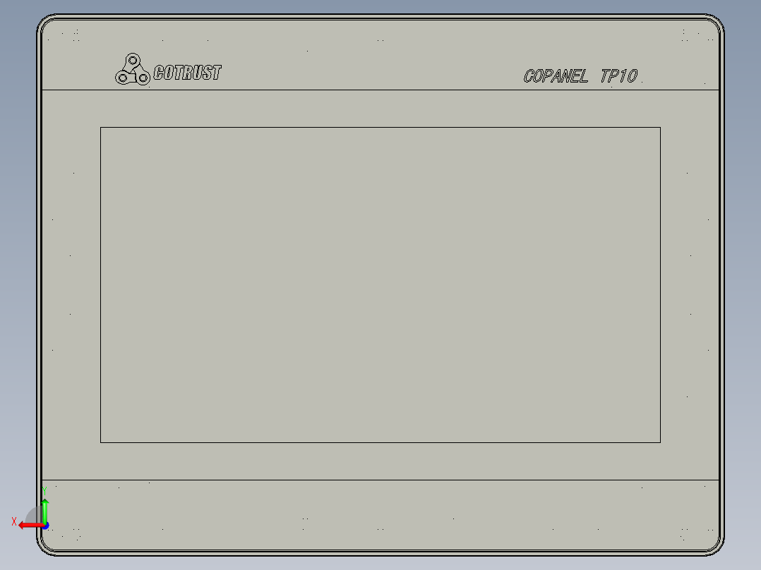 CTG101E.STEP后视图