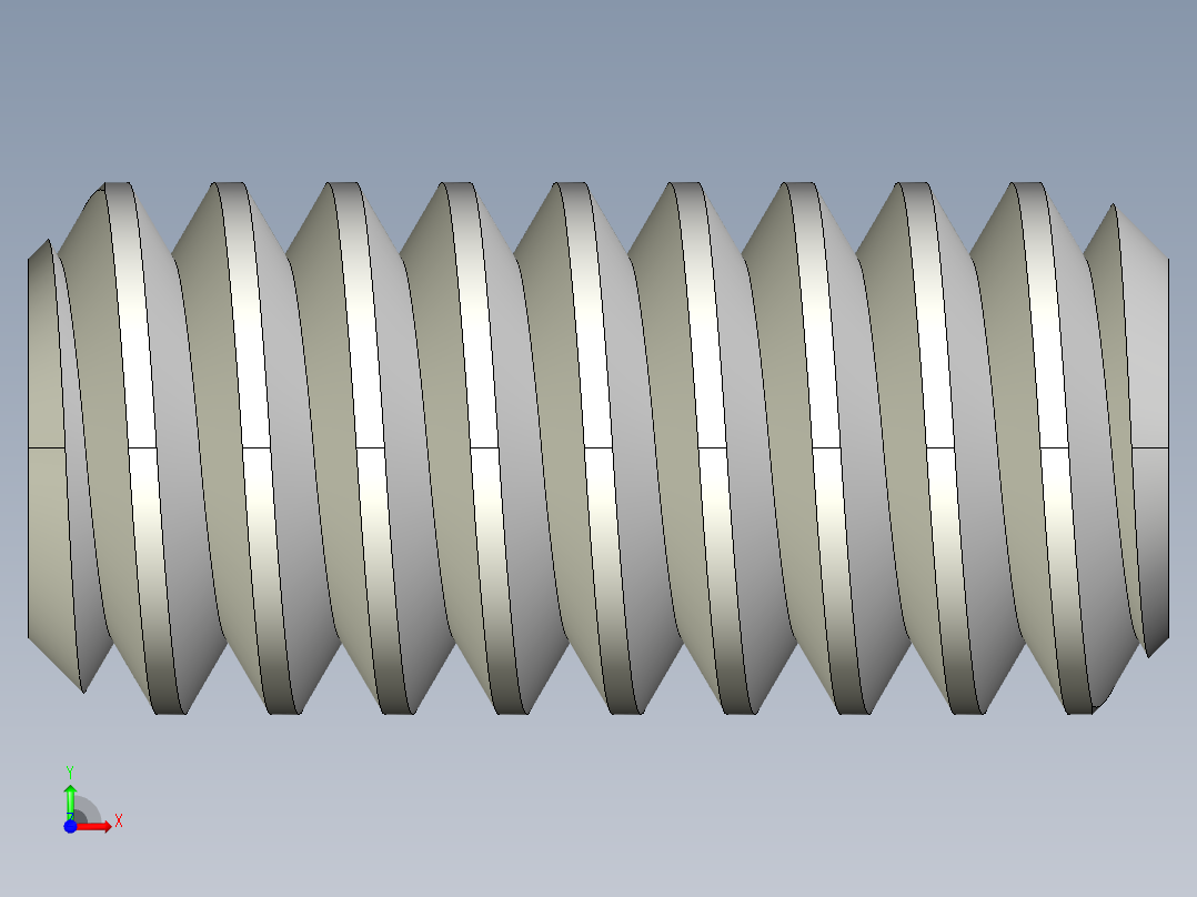 DIN 913-ISO 4026 固定螺钉-M1.4 L=3.STEP前视图
