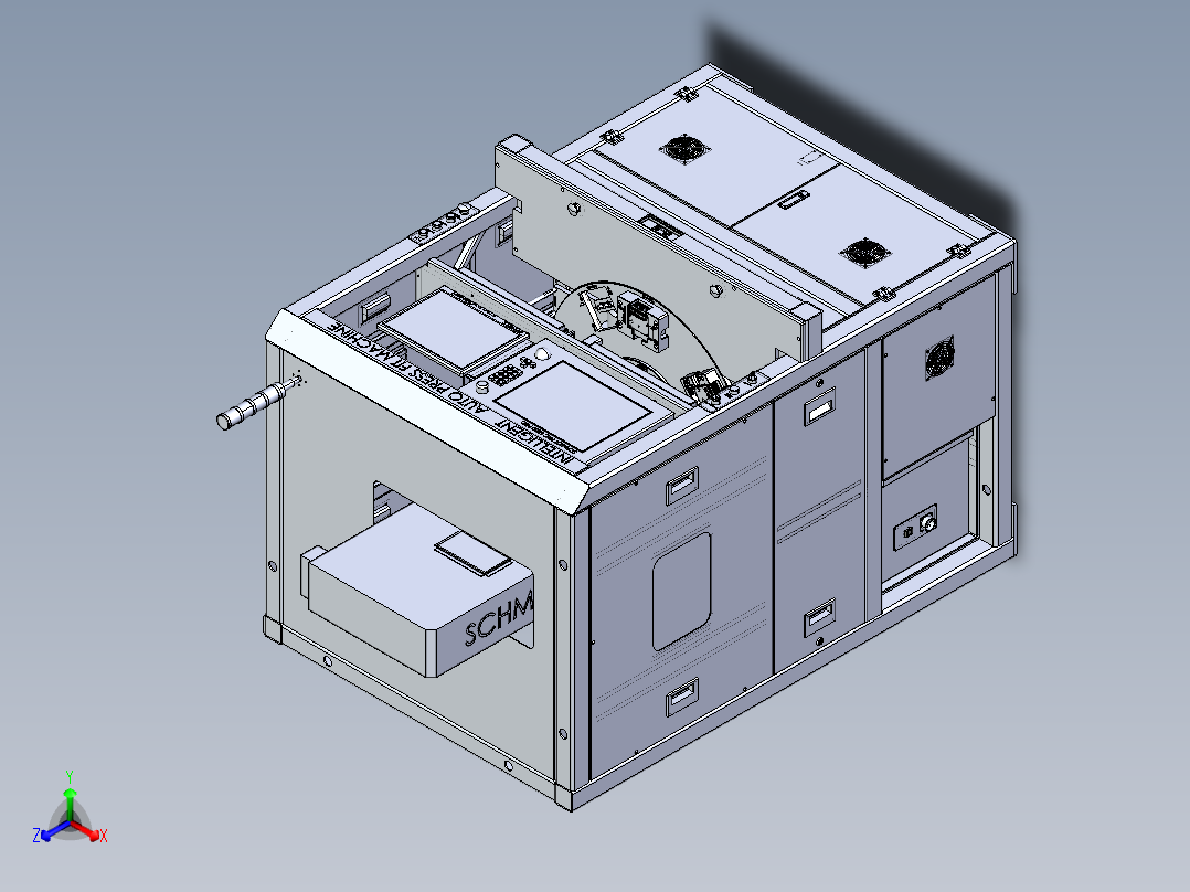 71 检测设备正等轴测图