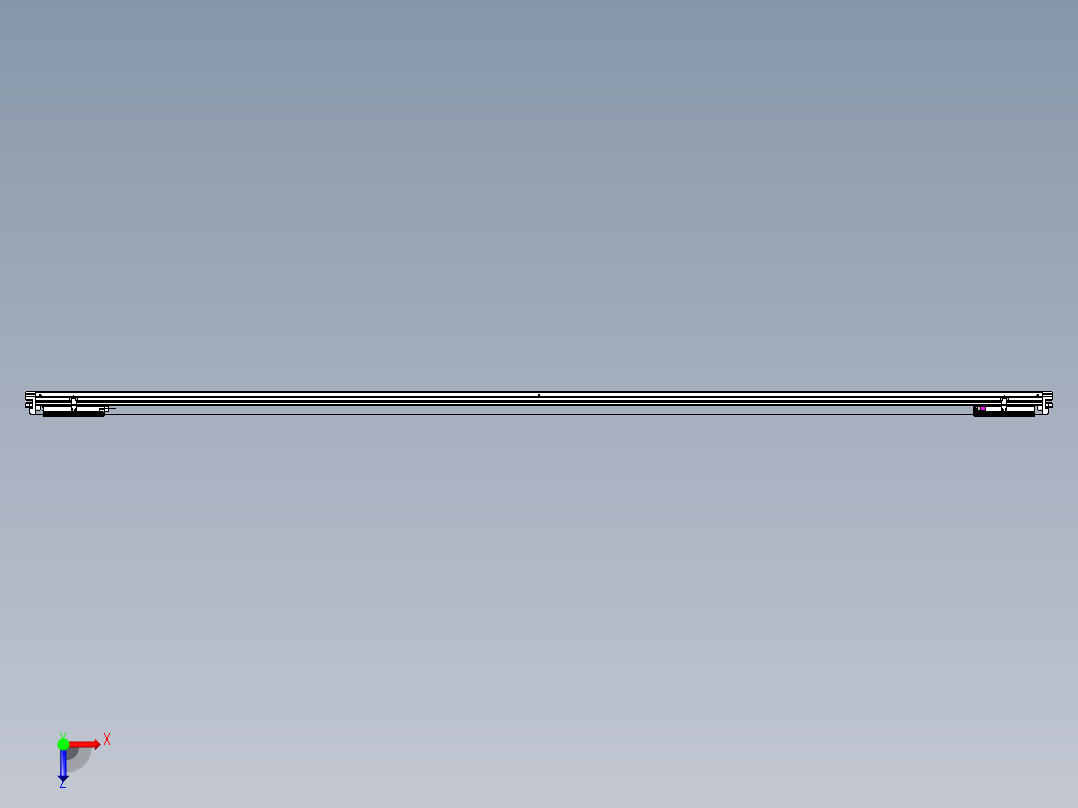 威洛博VL系列直线电机模组-2VL14S3-S2950俯视图