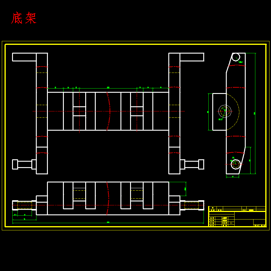 全自动液压升降机机械设备设计含8张CAD图