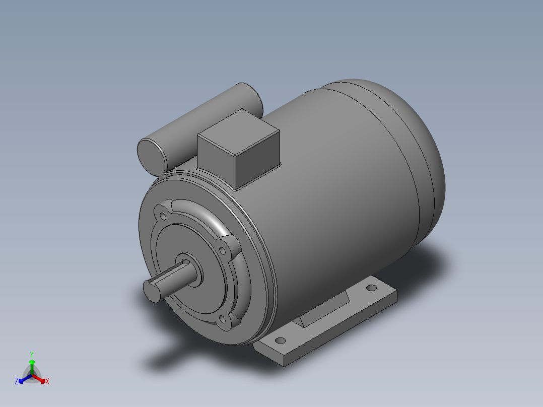 异步电机DJ_YS系列(IP44)_IMB34型_YS-90L-4