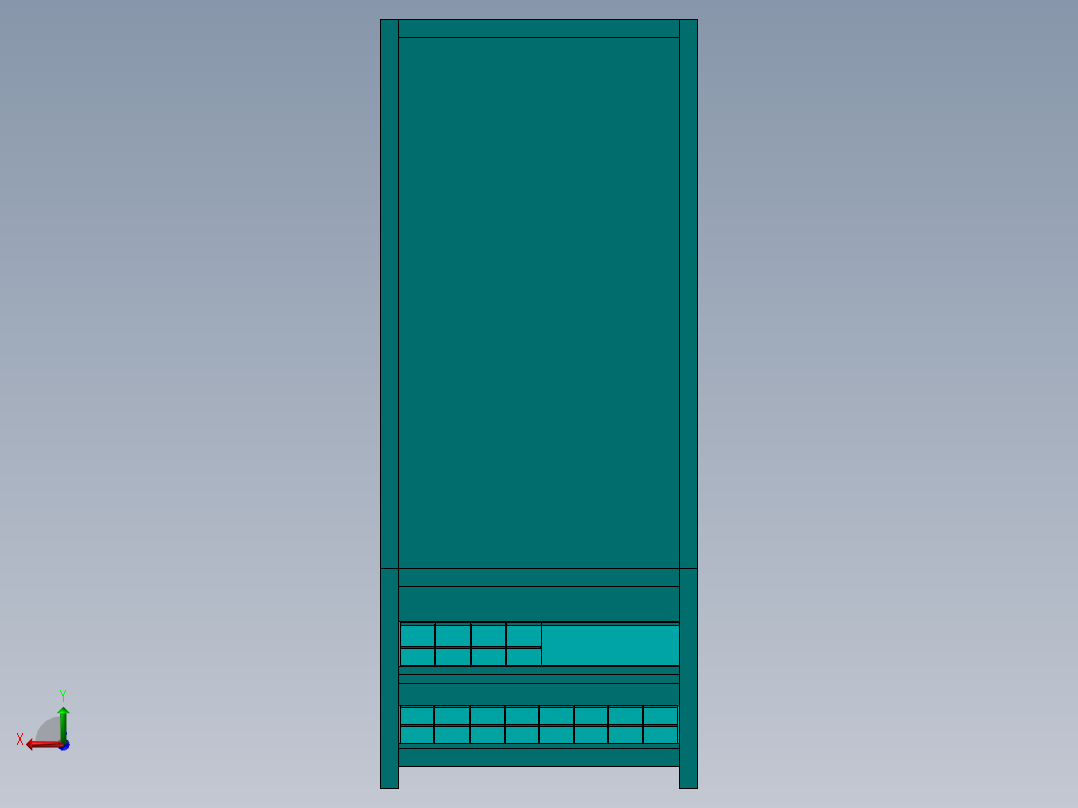 生产管理板后视图