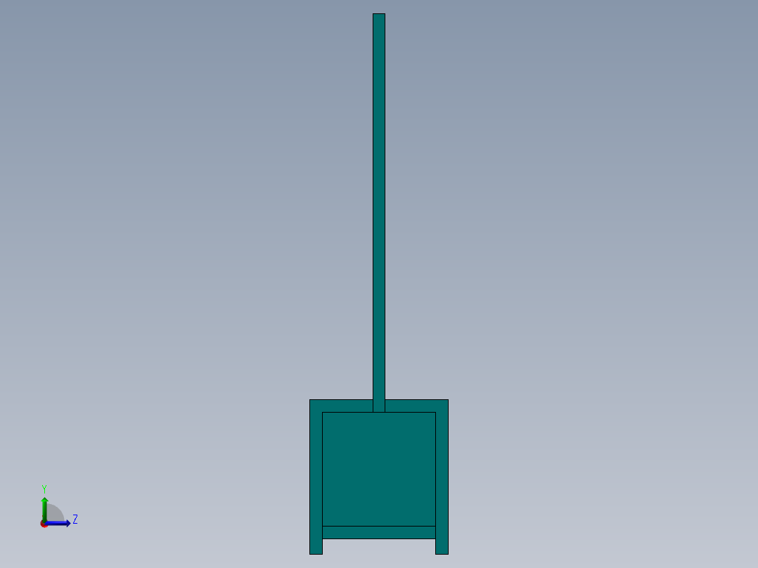 生产管理板左视图