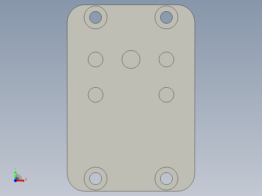 大恒相机镜头Daheng_ME2P-G-P_TripodAdapter_Drawing多系列图纸前视图