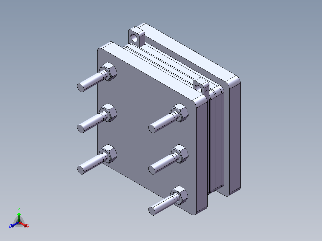 析氢电解池SW+CAD 260+24.5.12+002正等轴测图