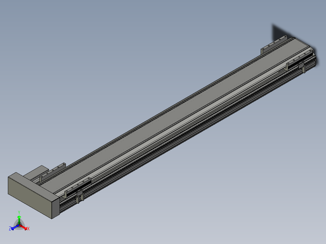 直线模组LHA170-S1350-R设计图纸