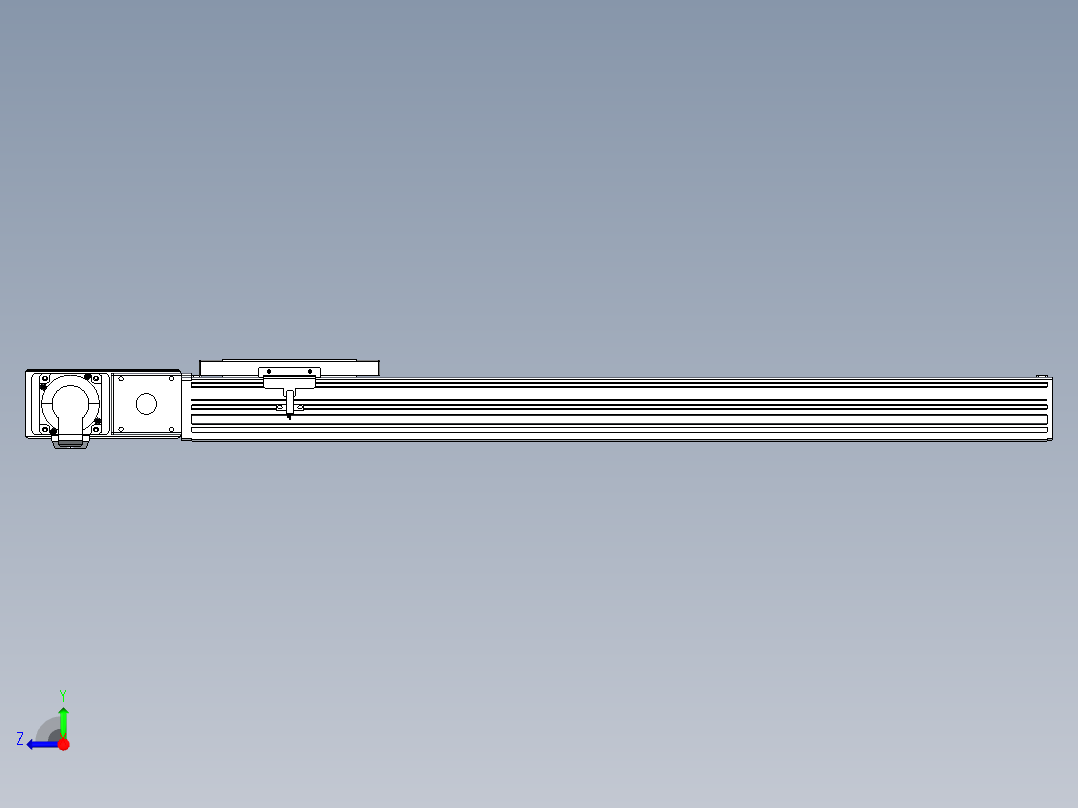 同步带全封闭直线模组TPA-HCB-120D-90-L600-ML-C-P40-N3右视图