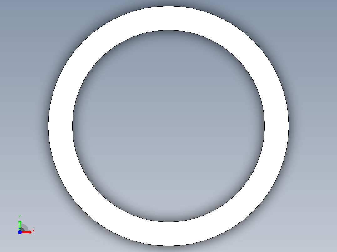 分割定位柱調整環 2212-3D多系列多零件图纸模型前视图