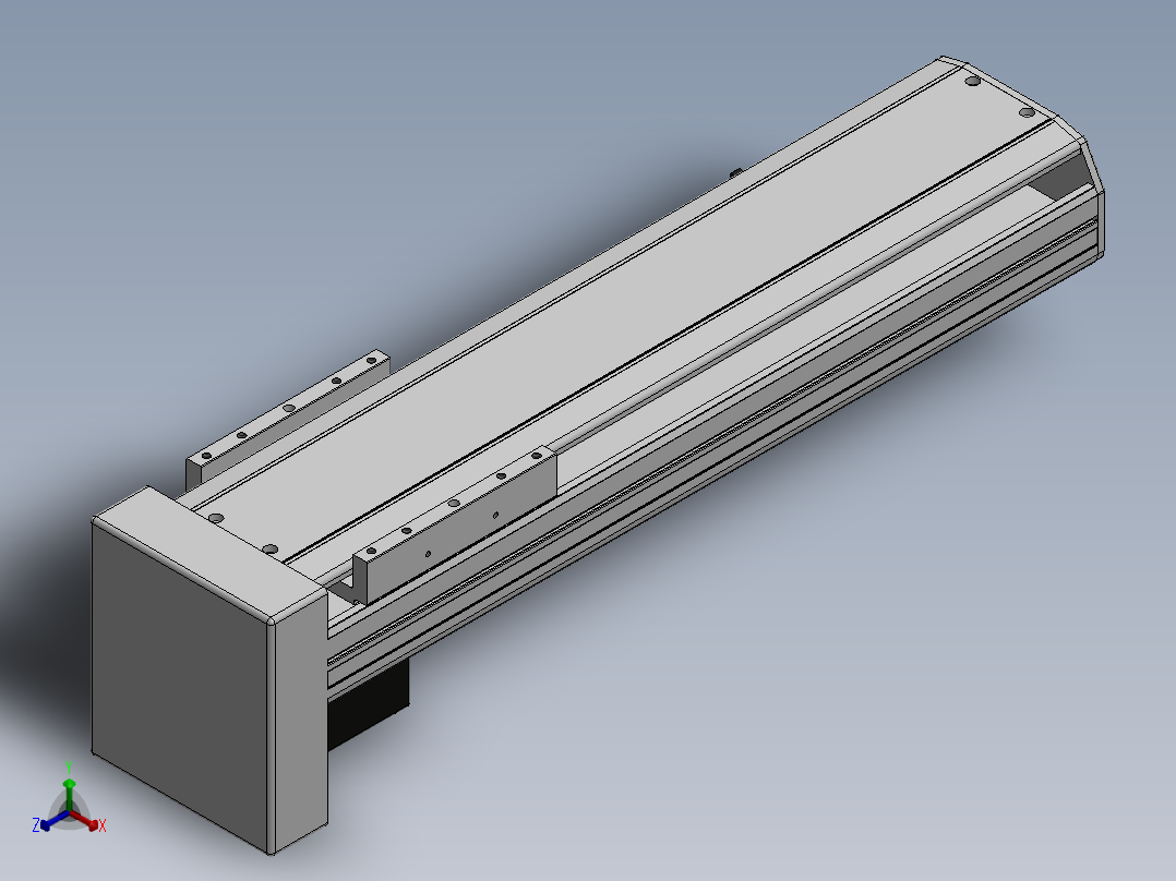 精密模组MY140-T10-350L-BM-P40B-C4-C正等轴测图