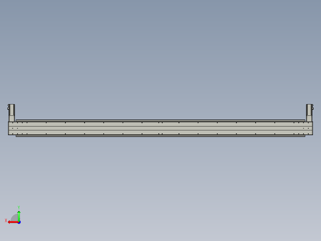 威洛博双电机滑台-VBC14S2-L100-S2600-BLR-P40-C6后视图