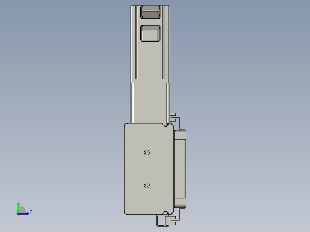 威洛博双电机滑台-VBC14S2-L100-S2600-BLR-P40-C6左视图