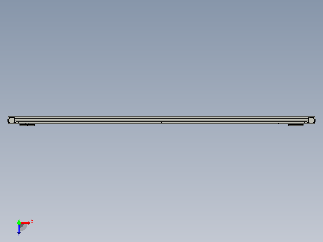 威洛博双电机滑台-VBC14S2-L100-S2600-BLR-P40-C6俯视图