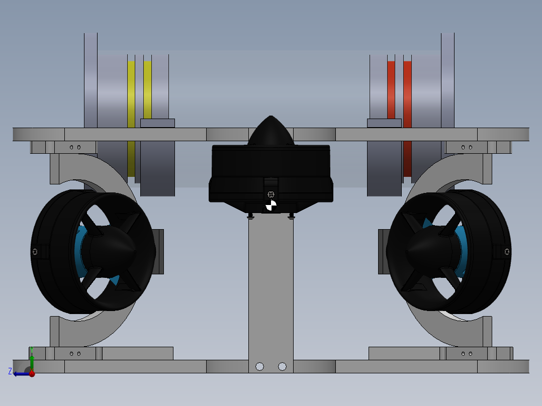 ROV探索水下潜航器--sw右视图