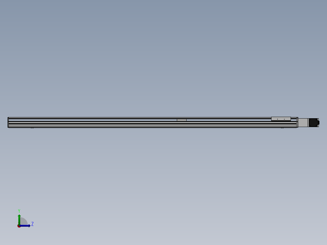 精密模组MT140-L110-1800-R-M40-C4左视图