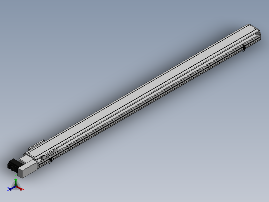 精密模组MT140-L110-1800-R-M40-C4正等轴测图