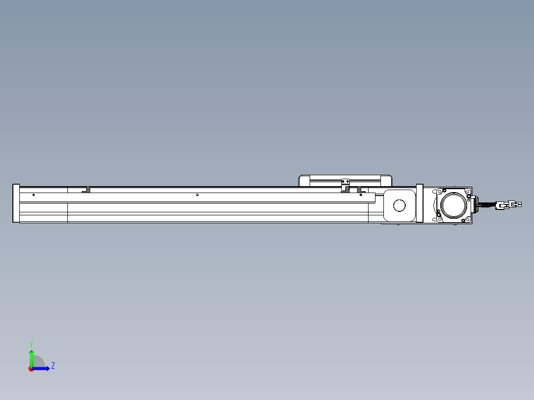 威洛博LB.GB同步带传动--欧规系列LB6A-L65-S450-BL左视图