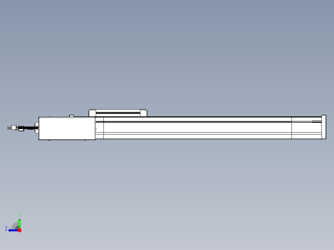 威洛博LB.GB同步带传动--欧规系列LB6A-L65-S450-BL右视图