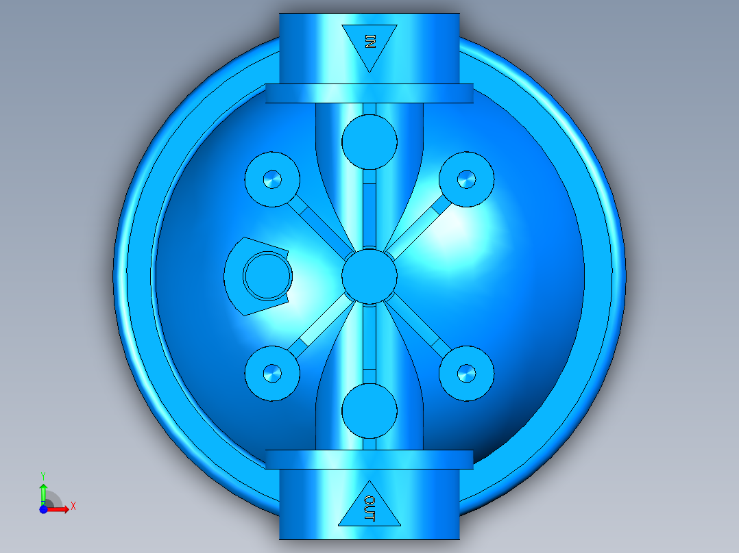 筒式过滤器外壳BIG DUO 20前视图