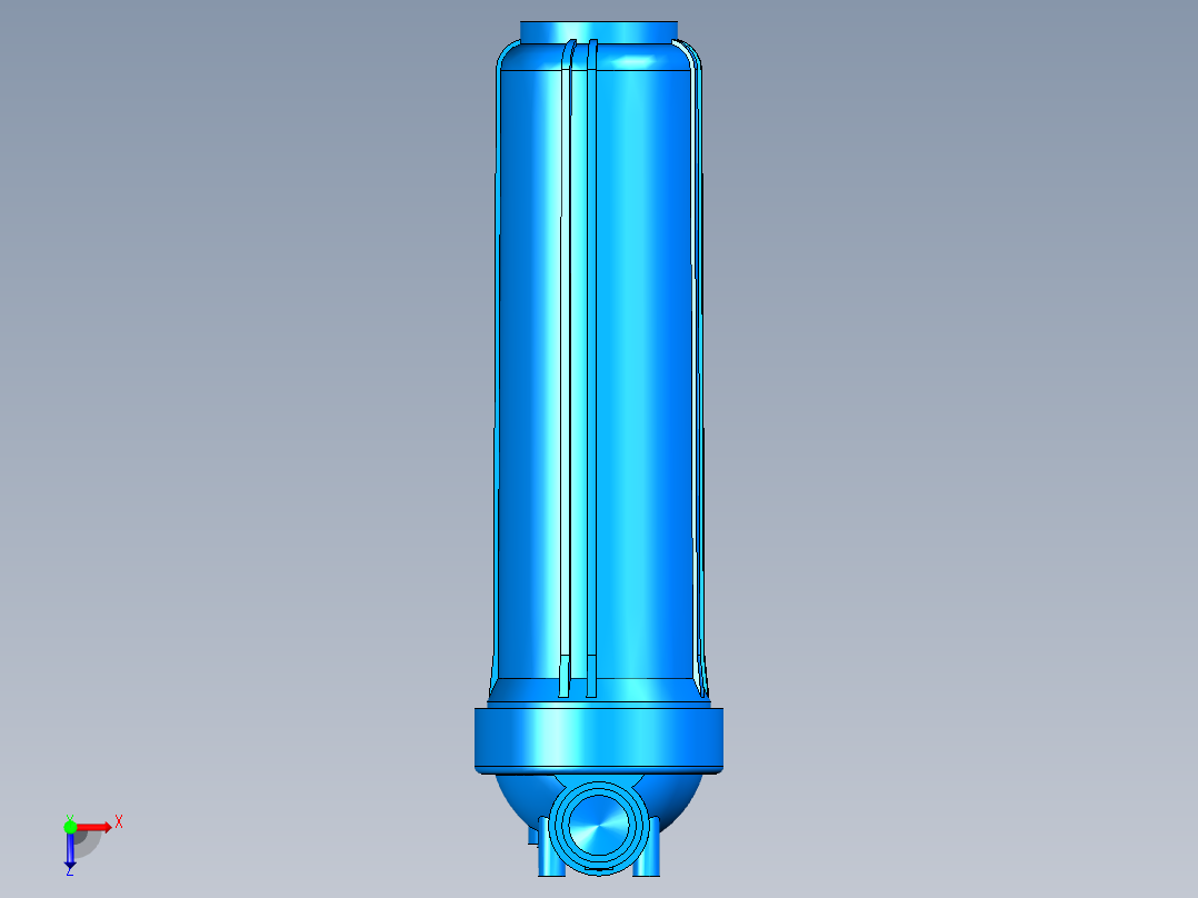 筒式过滤器外壳BIG DUO 20俯视图