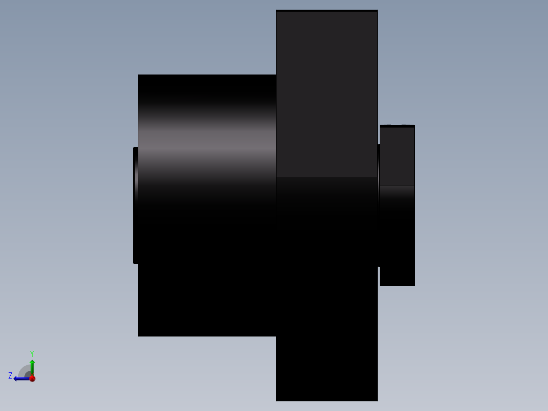丝杆固定侧LEB01-20右视图