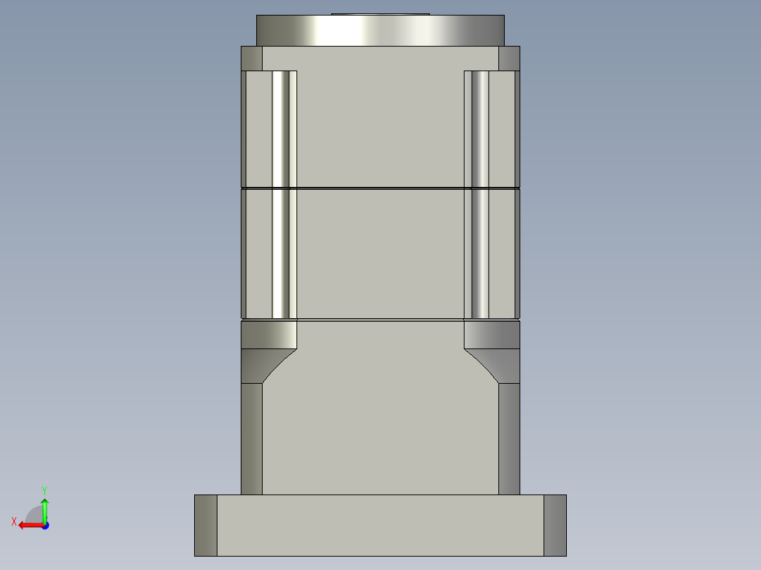 斜齿孔PGH090-L2 19-110-145-M8 .STEP后视图