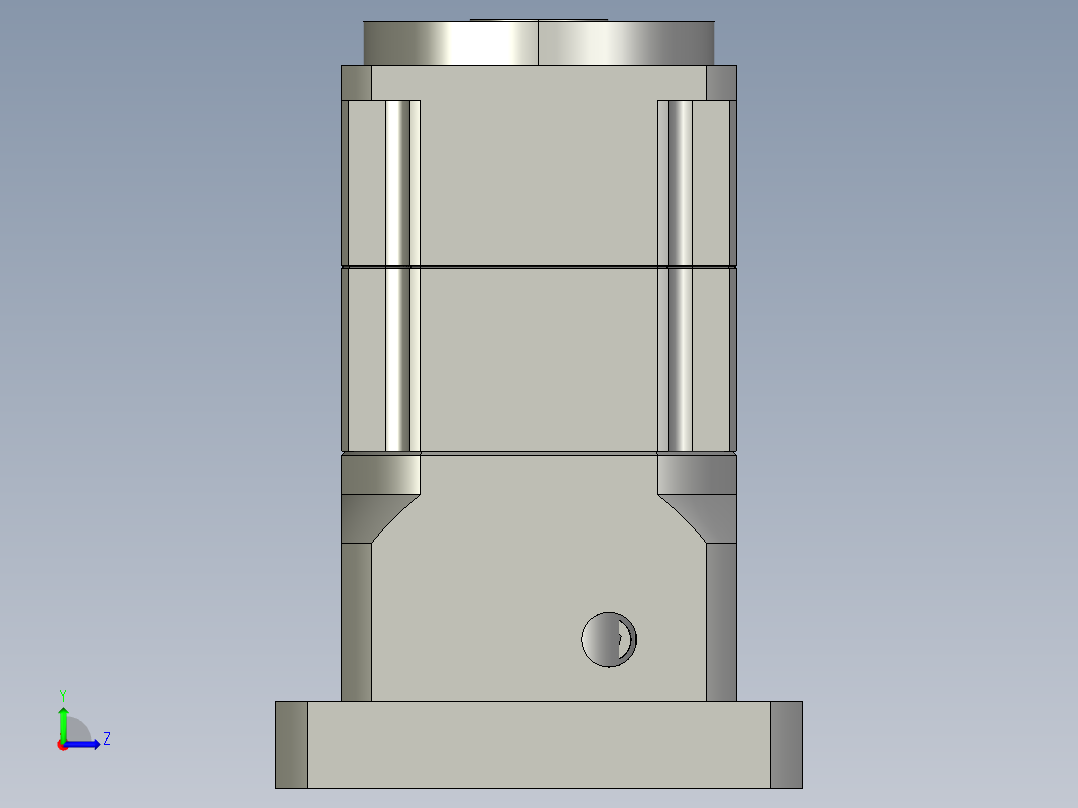 斜齿孔PGH090-L2 19-110-145-M8 .STEP左视图