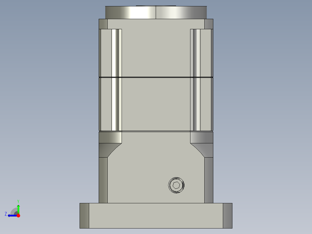 斜齿孔PGH090-L2 19-110-145-M8 .STEP右视图