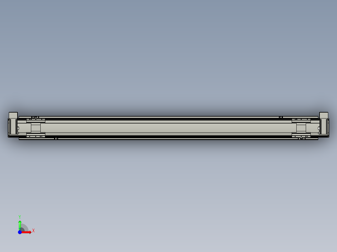 威洛博双电机滑台-VBF14S2-L50-S1800-BU-P40-C6前视图