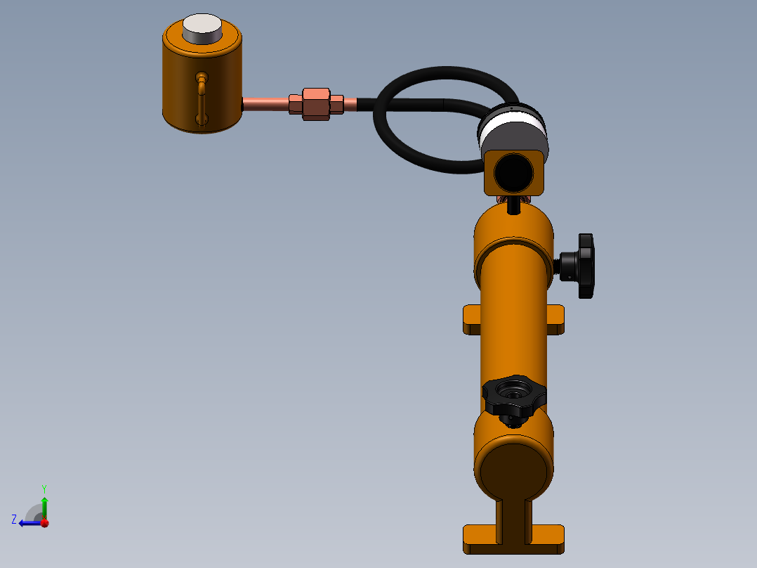 液压千斤顶右视图
