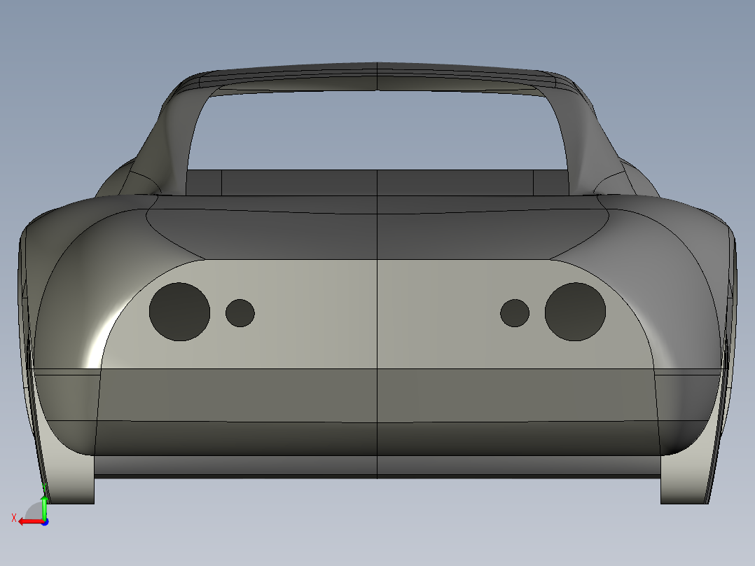 1964 年保时捷 904 GTS 超级跑车后视图