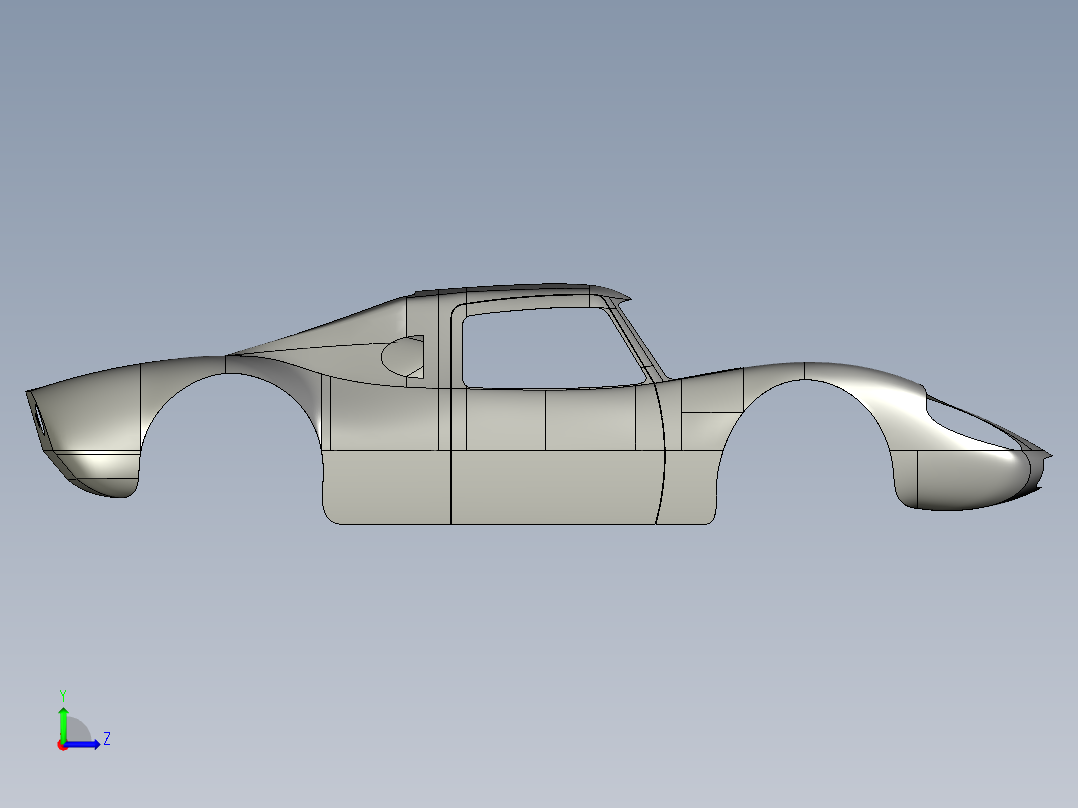 1964 年保时捷 904 GTS 超级跑车左视图