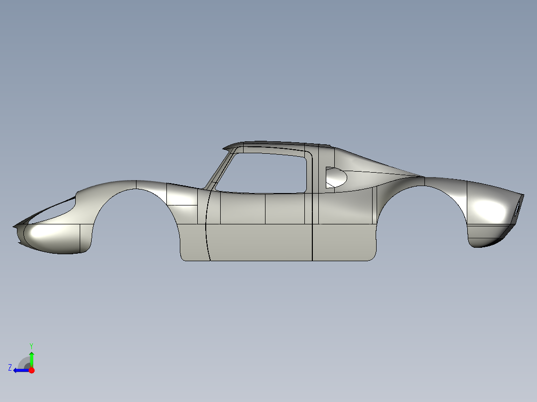 1964 年保时捷 904 GTS 超级跑车右视图