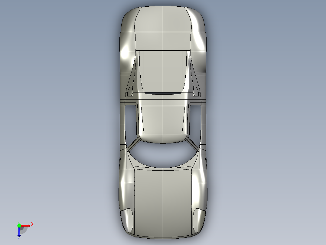 1964 年保时捷 904 GTS 超级跑车俯视图