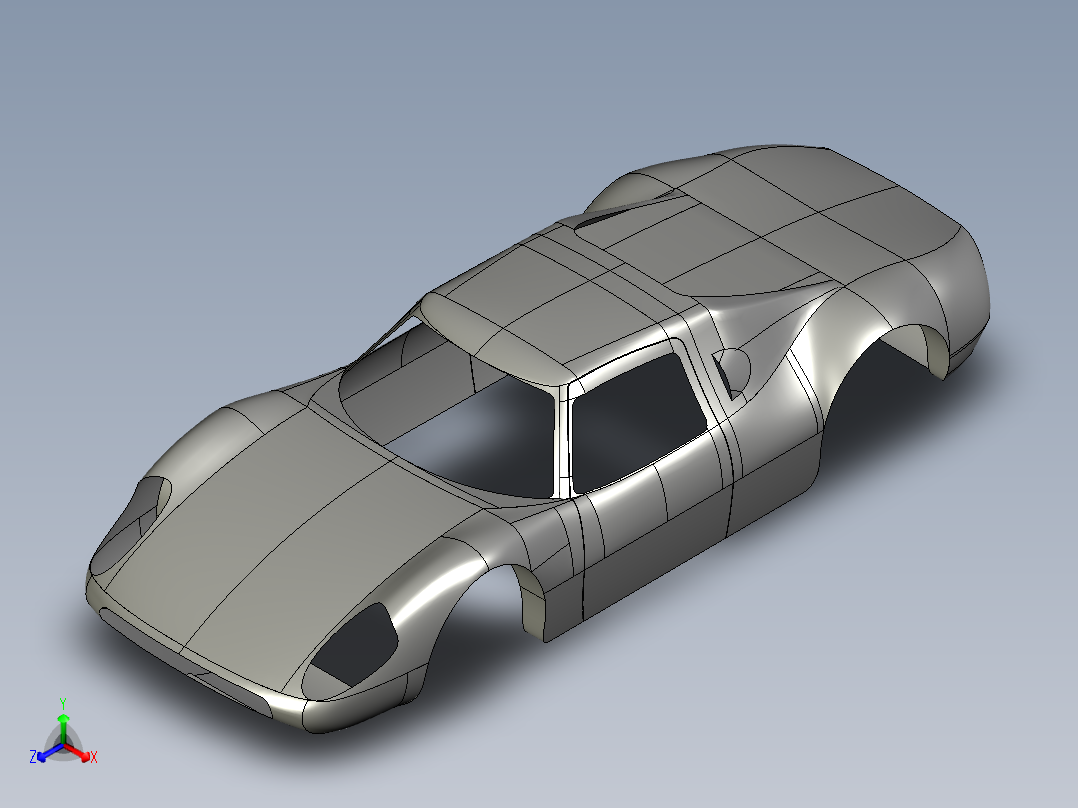 1964 年保时捷 904 GTS 超级跑车正等轴测图