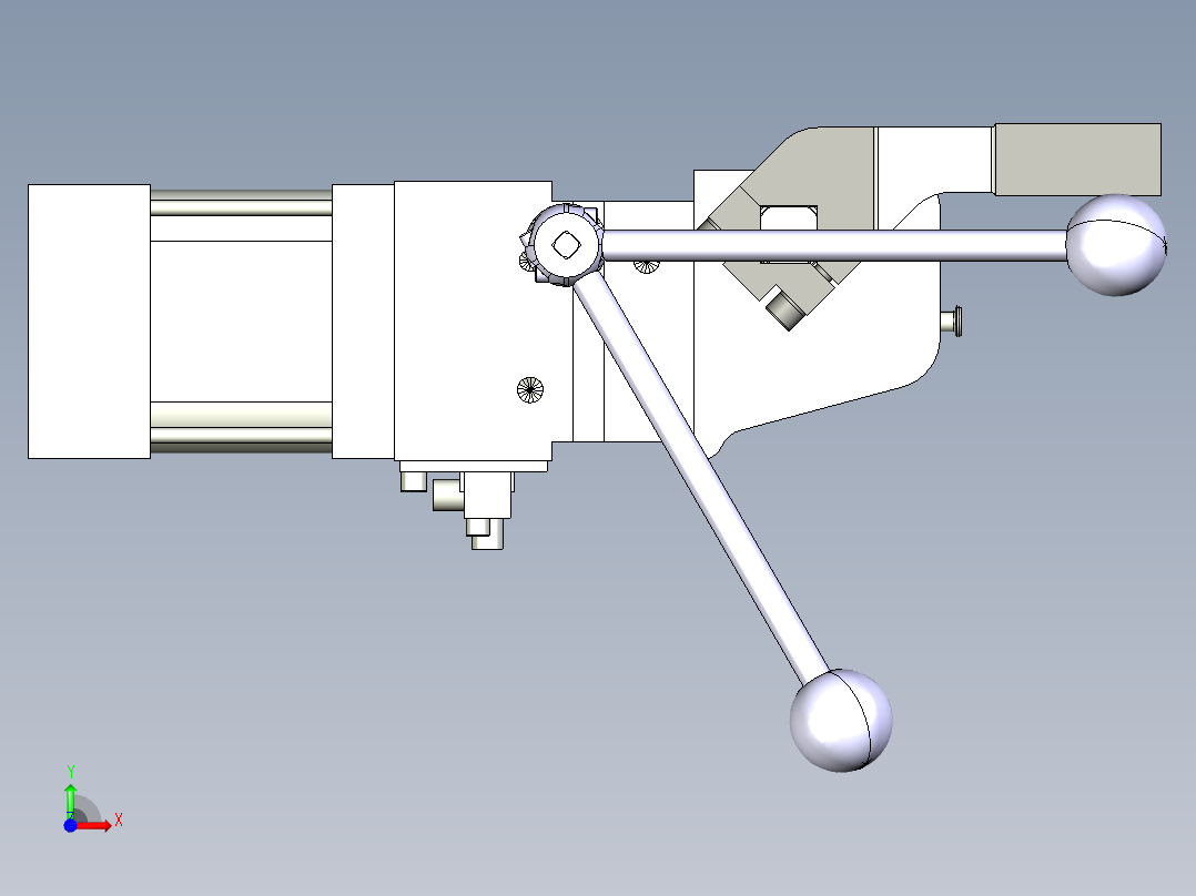 德克斯TUNKERS气缸数模V2 63.1 Z A12 T12 5~44_GRAD前视图
