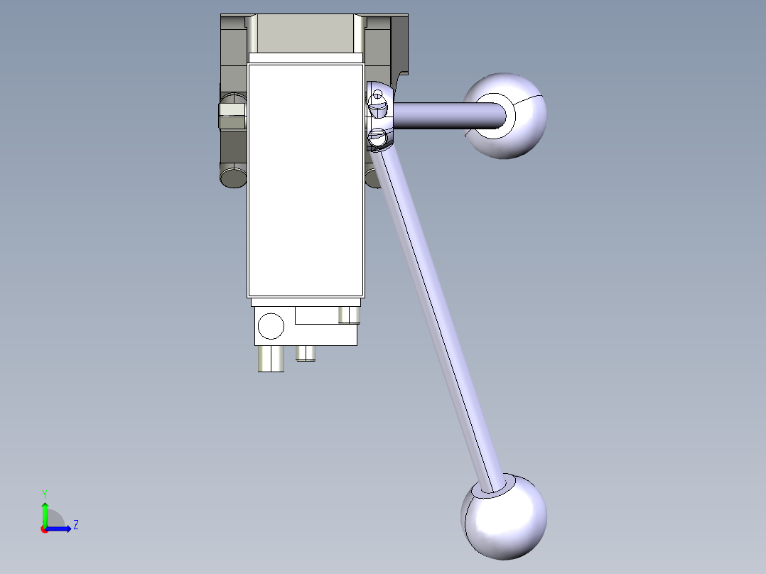 德克斯TUNKERS气缸数模V2 63.1 Z A12 T12 5~44_GRAD左视图